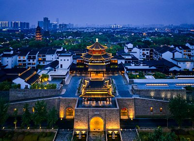 A scenic view of Suzhou Caiyitang