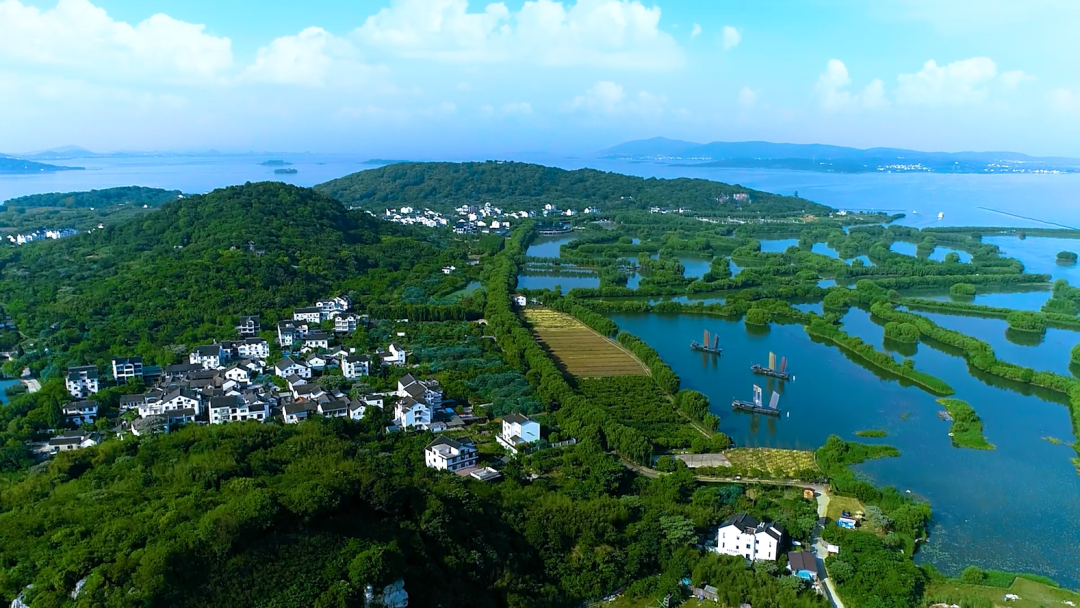 A scenic view of Suzhou Dongshancun Yizhi