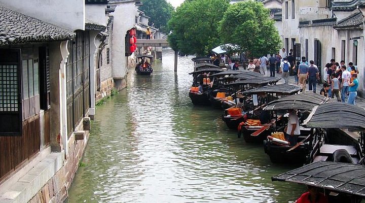 A scenic view of Suzhou Gengletang