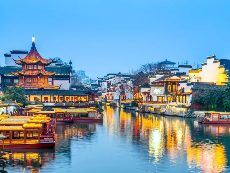 A scenic view of Suzhou Jusha Ta