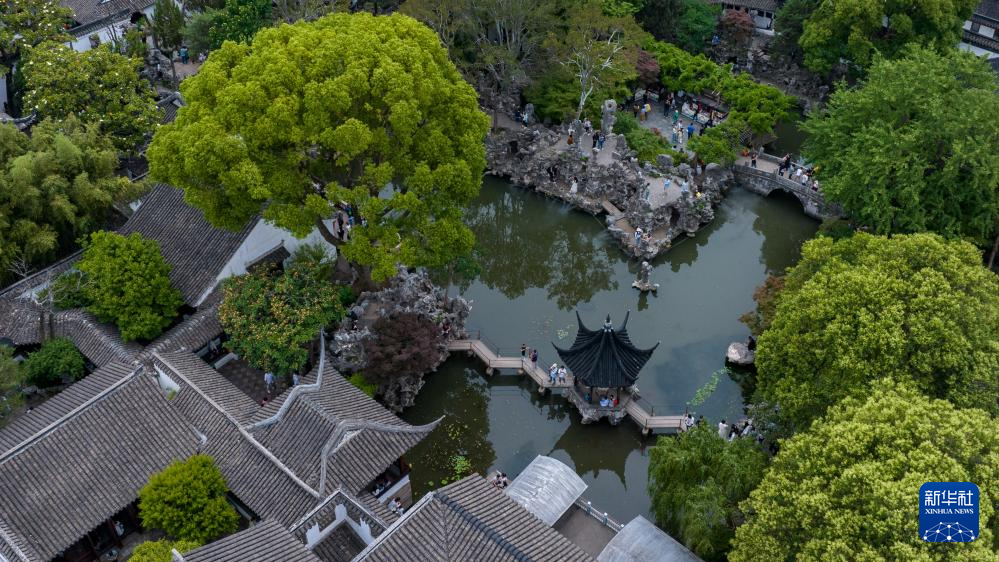 A scenic view of Suzhou Shizilin