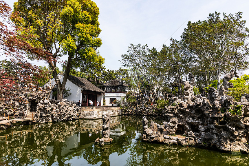 A scenic view of Suzhou Shizilin