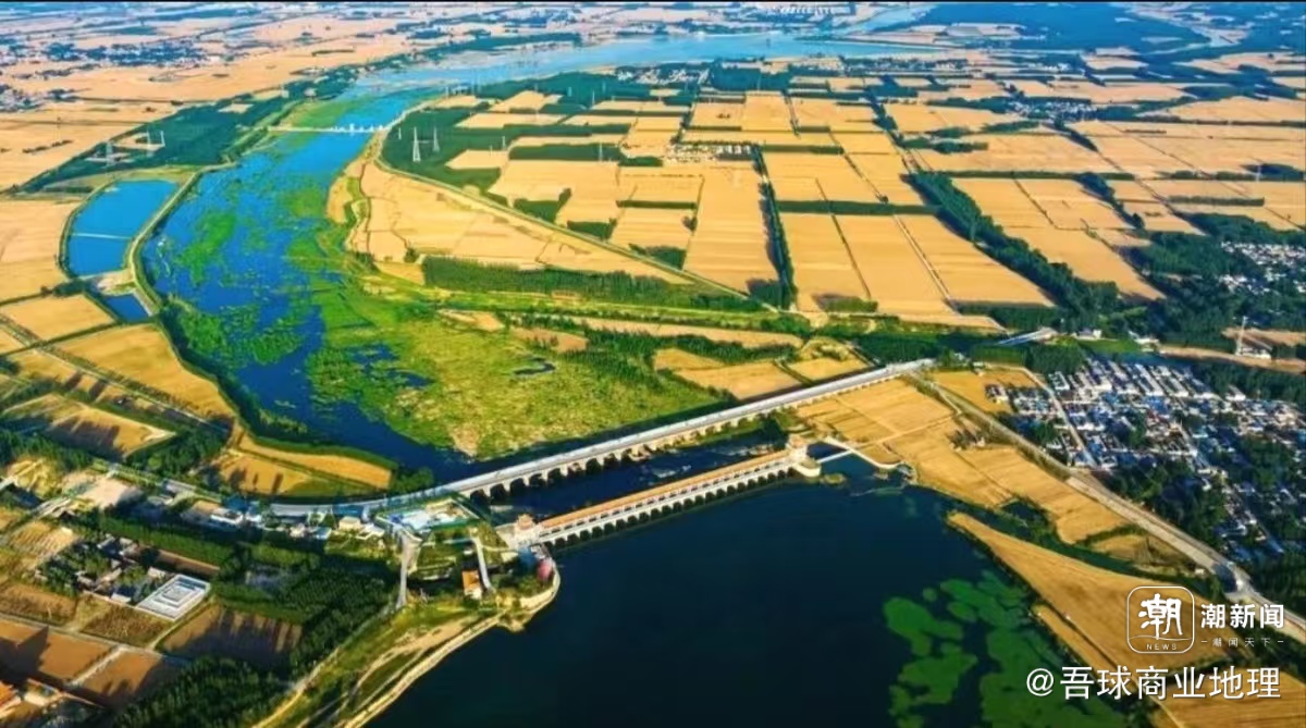 A scenic view of Taian Dawenkou Gu Shiqiao