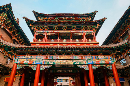 A scenic view of Taiyuan Chunyang Palace