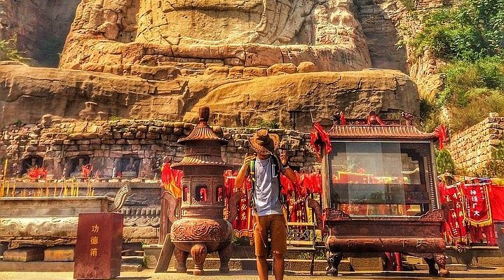 A scenic view of Taiyuan Jin Yang Ancient City Site
