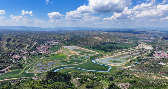 A scenic view of Taiyuan Loufan Ancient City Site