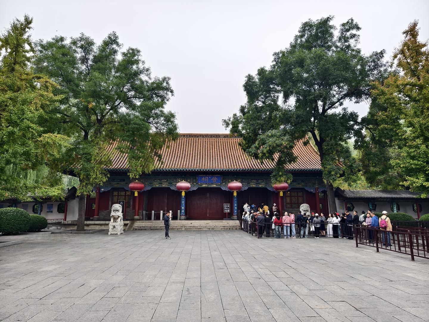 A scenic view of Taiyuan Yangqu Xuanyuan Temple