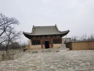 A scenic view of Taiyuan Yangqu Xuanyuan Temple