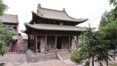 A scenic view of Taiyuan Yangqu Xuanyuan Temple