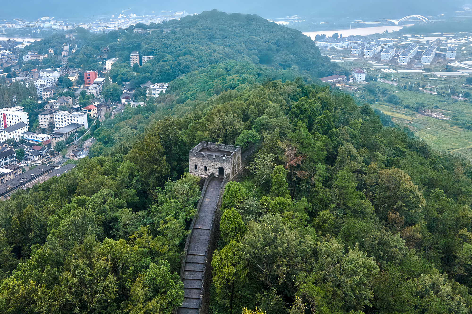 A scenic view of Taizhou Fu Chengqiang