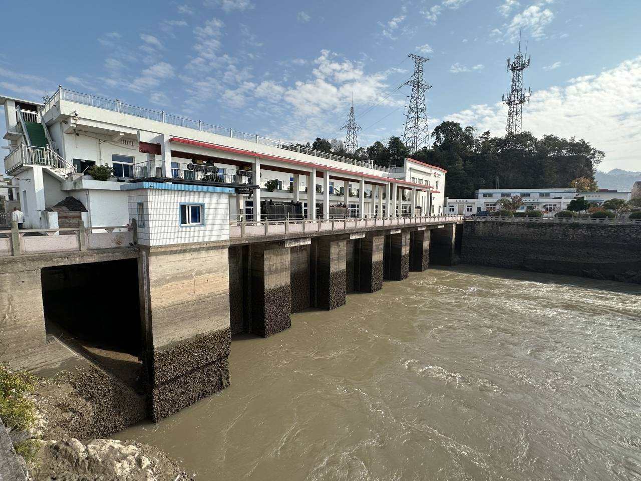 A scenic view of Taizhou Jiangxia Chaoxi Shiyan Dianzhan