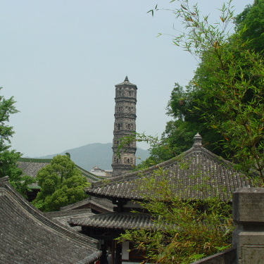 A scenic view of Taizhou Jinshantaqun