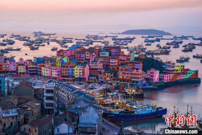 A scenic view of Taizhou Kanmen Yanchaosuo