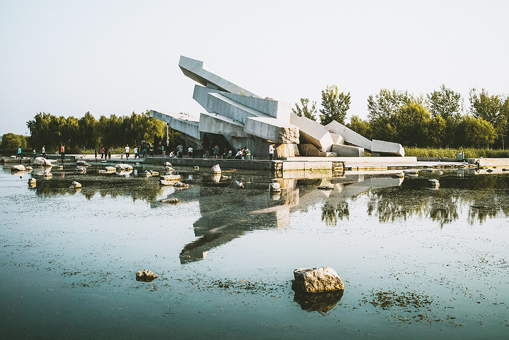 A scenic view of Tangshan Earthquake Site