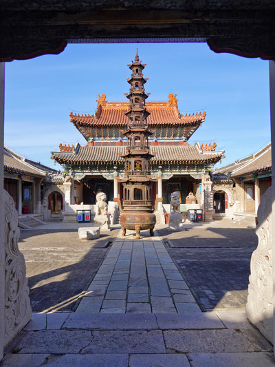 A scenic view of Tangshan Jingjue Temple