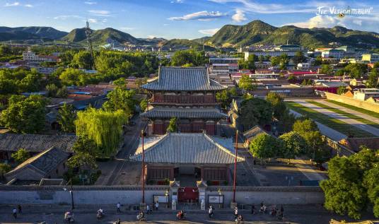 A scenic view of Tianjin Jizhou Qianxiangsi Zaoxiang