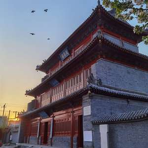 A scenic view of Tianjin Ninghe Tianzunge