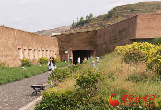 A scenic view of Tianshui Dadiwan Yizhi