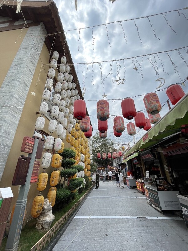 A scenic view of Tianshui Fuximiao