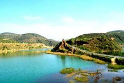 A scenic view of Tianshui Langjiaowa Yizhi