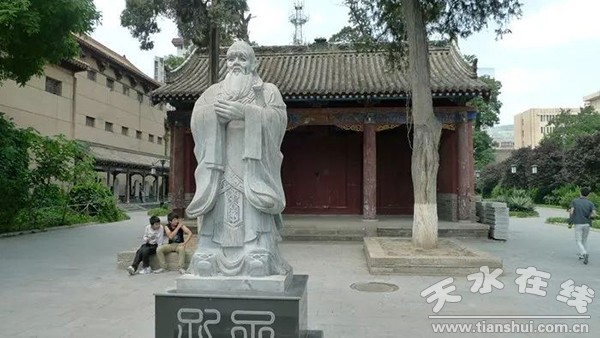 A scenic view of Tianshui Qinan Wenmiao