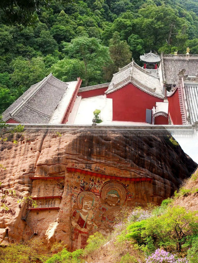 A scenic view of Tianshui Xingguosi