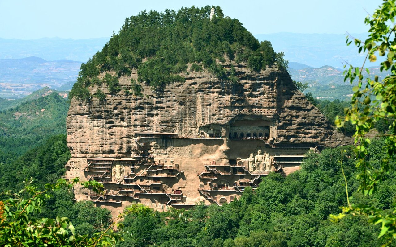 A scenic view of Tianshui Xingguosi