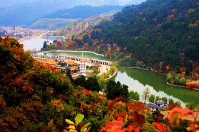 A scenic view of Tongchuan Duyu Palace Site