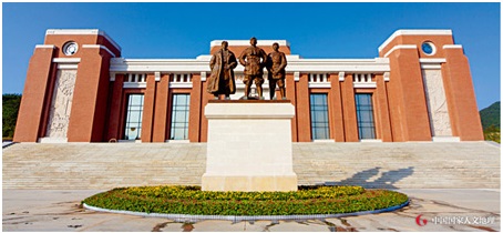 A scenic view of Tongchuan Shanganbian Zhaojin Revolutionary Base Site