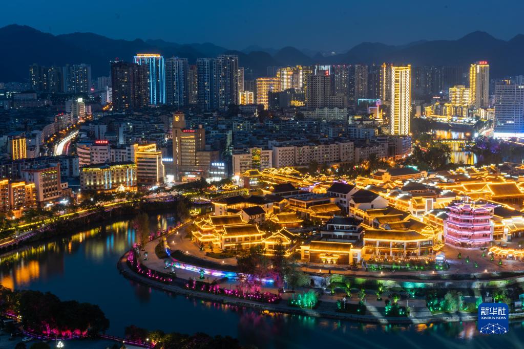 A scenic view of Tongren Zhaiyingcun Gujianzhuqun