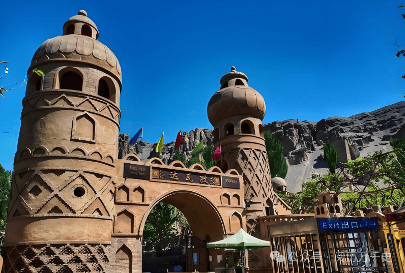 A scenic view of Turpan Liuzhong Gucheng Yizhi