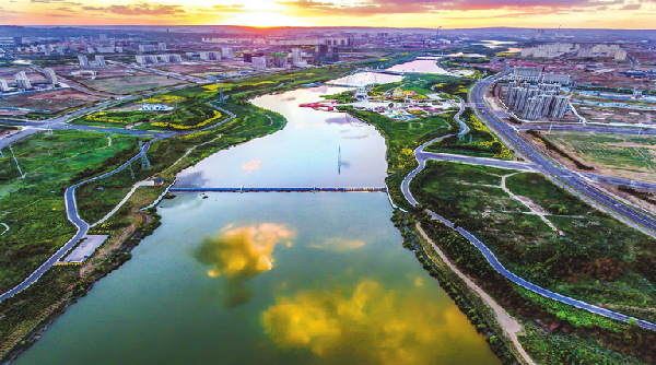 A scenic view of Ulanzab Jingzhoulugucheng