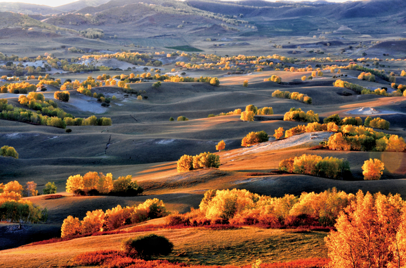 A scenic view of Ulanzab Kelimengchengzhi