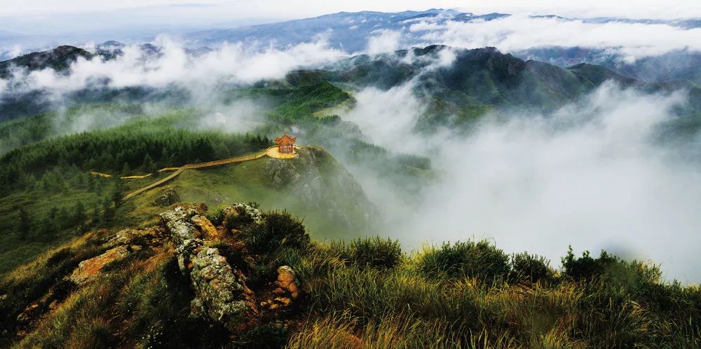 A scenic view of Ulanzab Kelimengchengzhi