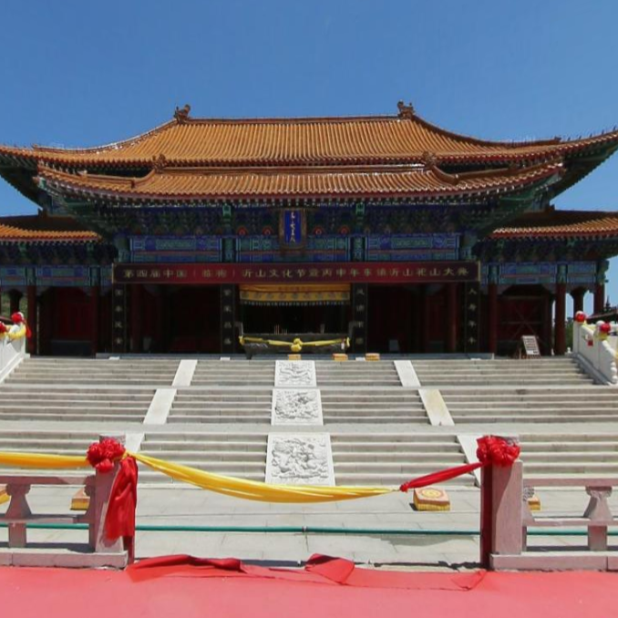 A scenic view of Weifang Dongzhenmiao Dadian Yizhi