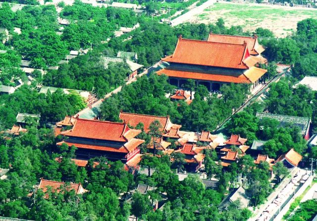 A scenic view of Weifang Dongzhenmiao Dadian Yizhi