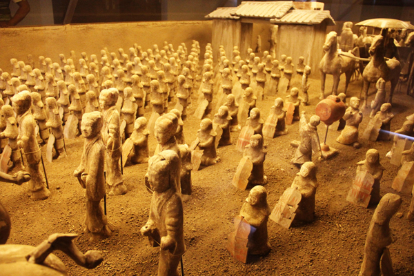 A scenic view of Weifang Qiguo Gucheng Yizhi