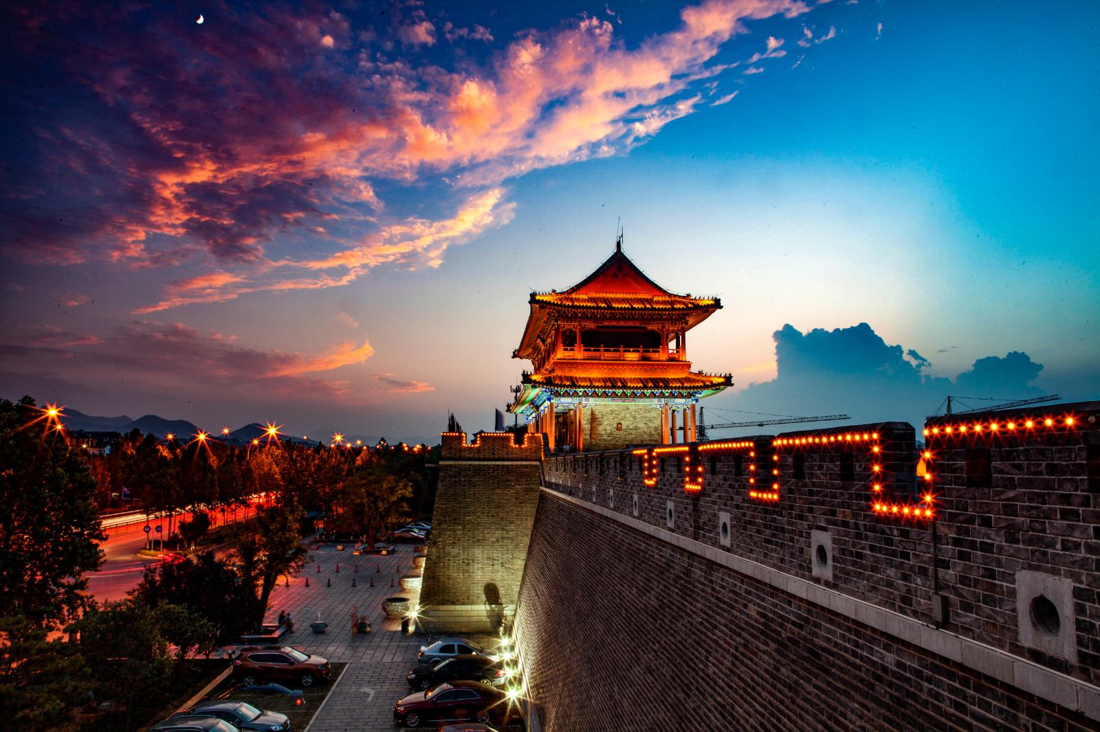 A scenic view of Weifang Qingzhou Zhenjiaosi