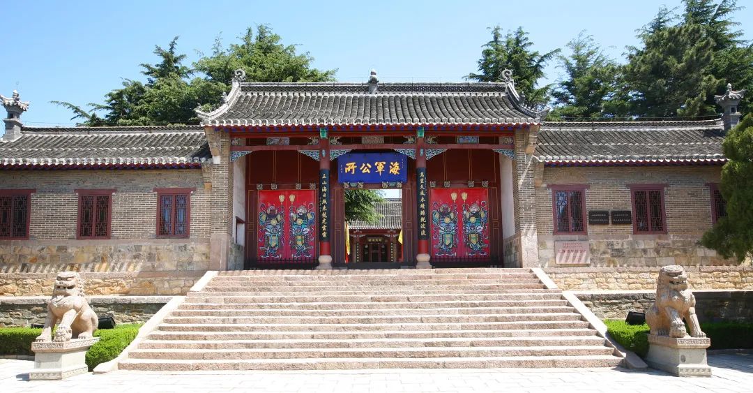 A scenic view of Weihai Zhaotuan Dilei Zhan Yizhi