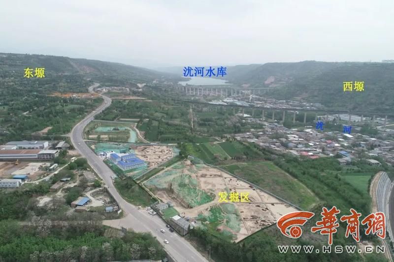 A scenic view of Weinan Hengzhen Site