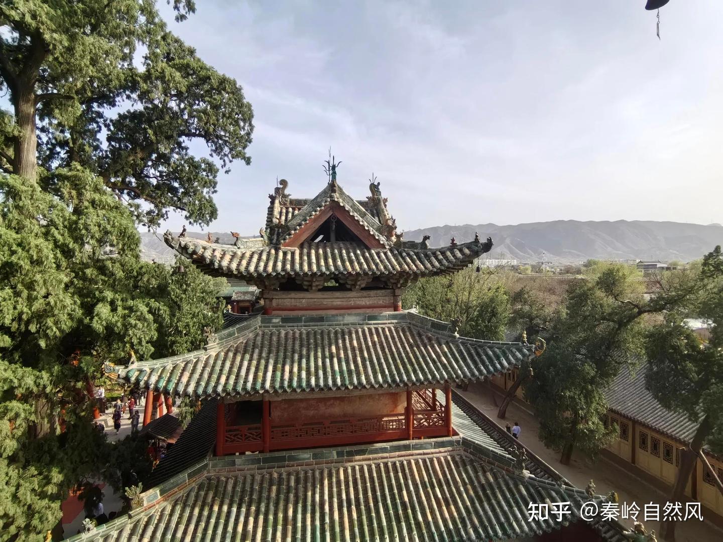 A scenic view of Weinan Liuzhi Guandi Temple