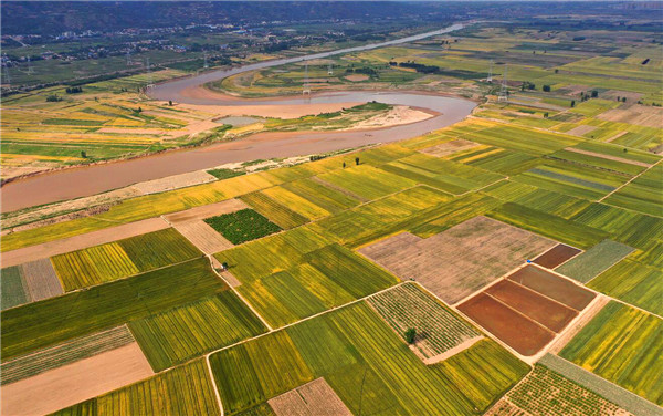 A scenic view of Weinan Nansha Site
