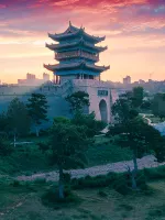 A scenic view of Weinan Qingshan Temple Main Hall