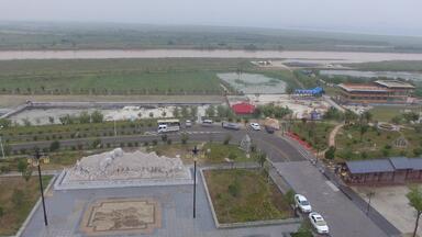 A scenic view of Weinan Wei Great Wall Site