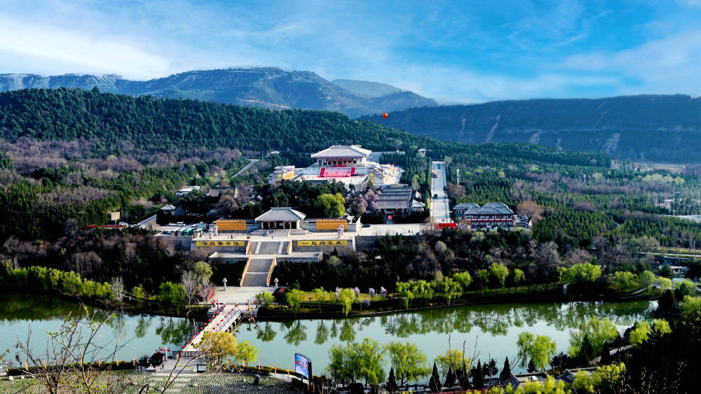 A scenic view of Weinan Yongling Mausoleum