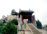 A scenic view of Weinan Ziyun Guan Sanqing Hall