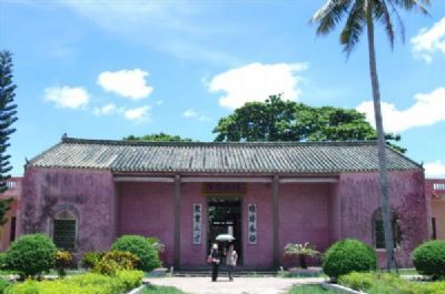 A scenic view of Wenchang Xibei Shuyuan