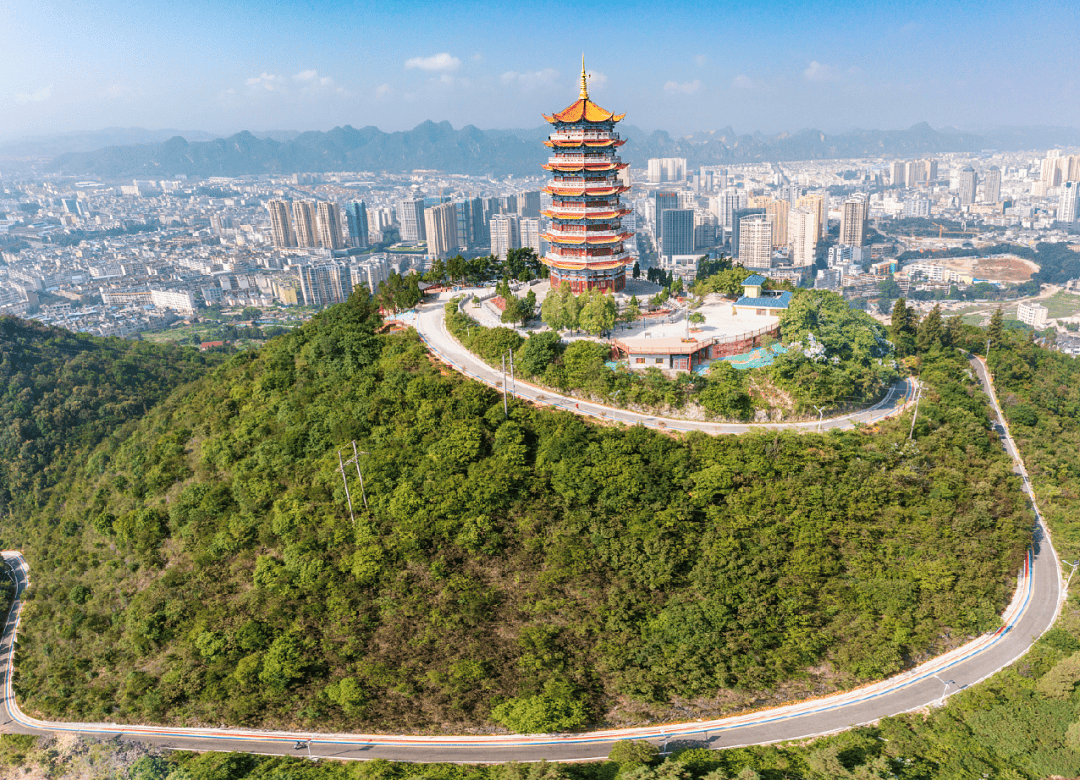 A scenic view of Wenshan Muyi Yizhi