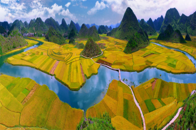 A scenic view of Wenshan Muyi Yizhi
