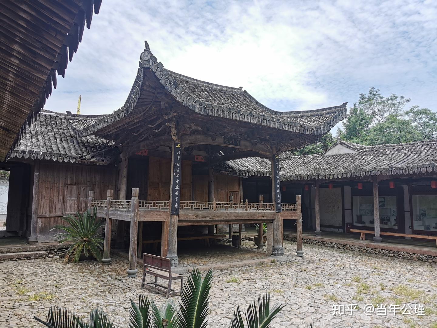 A scenic view of Wenzhou Furongcun Gu Jianzhuqun